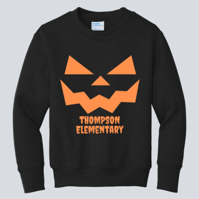 Youth Crewneck - Fall Holidays - Jack O' Lantern Thumbnail
