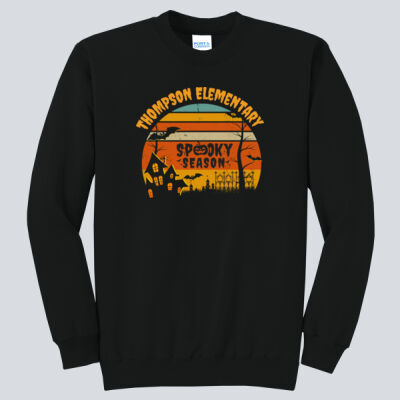 Adult Crewneck - Fall Holidays - Haunted House Thumbnail