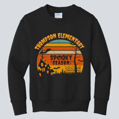 Youth Crewneck - Fall Holidays - Haunted House Thumbnail