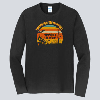 Adult Long Sleeve Shirt - Fall Holidays - Haunted House Thumbnail