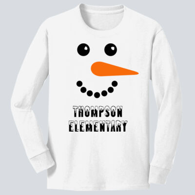 Youth Long Sleeve Shirt - Winter Holidays - Snowman Thumbnail