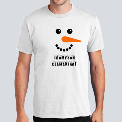 Adult T-Shirt - Winter Holidays - Snowman Thumbnail