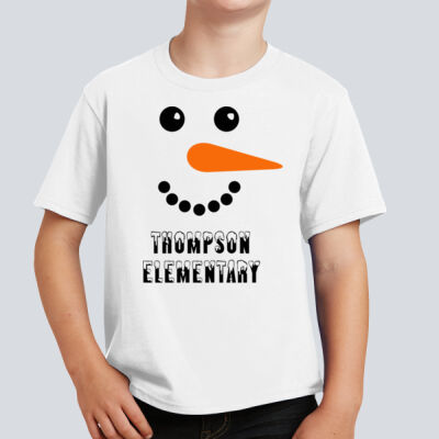 Youth T-Shirt - Winter Holidays - Snowman Thumbnail