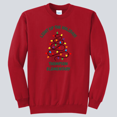 Adult Crewneck - Winter Holidays - Light Up - Green Thumbnail