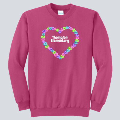 Adult Crewneck - Spring Holidays - Candy Hearts Thumbnail