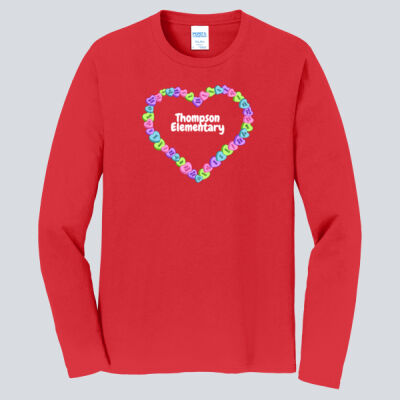 Adult Long Sleeve Shirt - Spring Holidays - Candy Hearts Thumbnail