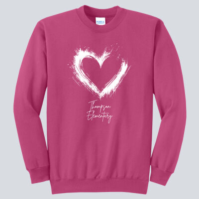 Adult Crewneck - Spring Holidays - Valentine's Heart Thumbnail