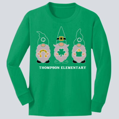 Youth Long Sleeve Shirt - Spring Holidays - Leprechauns Thumbnail