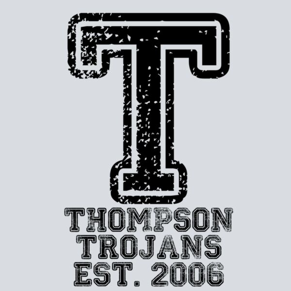 Distressed Varsity T - Black Thumbnail