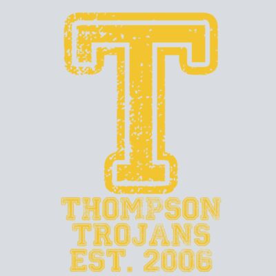 Distressed Varsity T - Gold Thumbnail