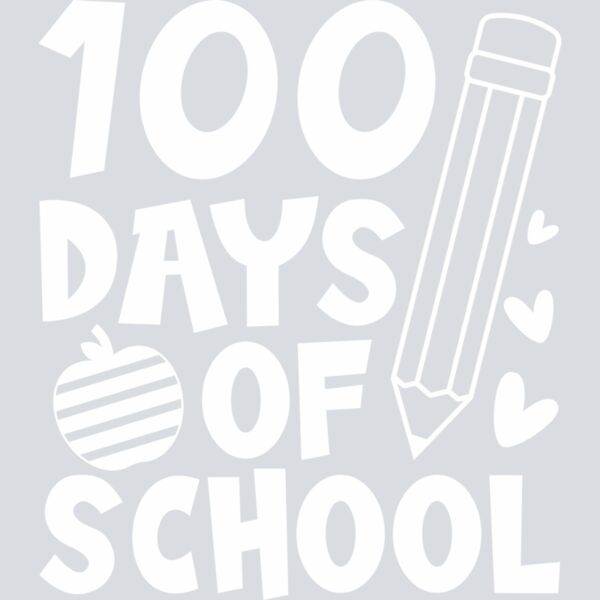 100 days pencil - White Thumbnail