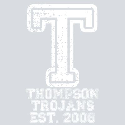 Distressed Varsity T - White Thumbnail