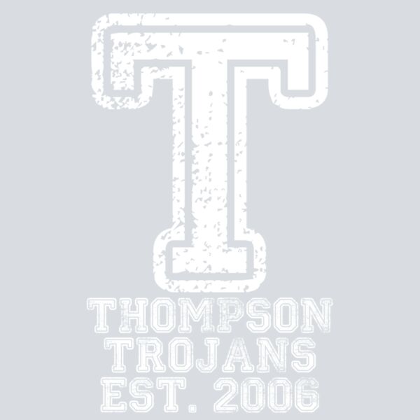 Distressed Varsity T - White Thumbnail