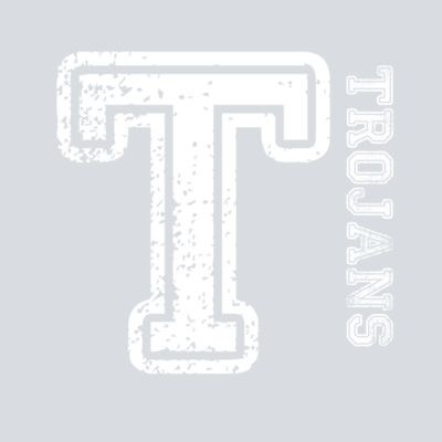 T Distressed - White Thumbnail