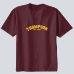 Youth Maroon T-Shirt - Thompson Thumbnail