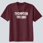 Youth Maroon T-Shirt - Thompson Thumbnail