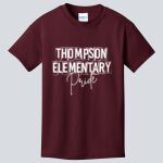 Youth Maroon T-Shirt - Thompson Thumbnail