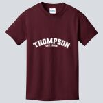 Youth Maroon T-Shirt - Thompson Thumbnail