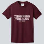 Youth Maroon T-Shirt - Thompson Thumbnail