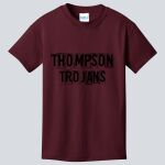 Youth Maroon T-Shirt - Thompson Thumbnail