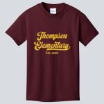 Youth Maroon T-Shirt - Thompson Thumbnail