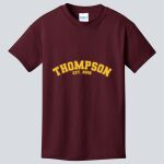 Youth Maroon T-Shirt - Thompson Thumbnail