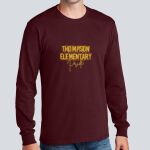 Adult Maroon Long Sleeve Shirt - Thompson Thumbnail
