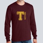 Adult Maroon Long Sleeve Shirt - Thompson Thumbnail