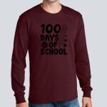 Adult Maroon Long Sleeve Shirt - Thompson Thumbnail