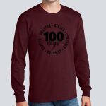 Adult Maroon Long Sleeve Shirt - Thompson Thumbnail