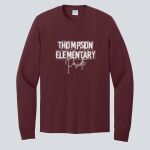 Adult Maroon Long Sleeve Shirt - Thompson Thumbnail