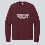 Adult Maroon Long Sleeve Shirt - Thompson Thumbnail