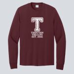 Adult Maroon Long Sleeve Shirt - Thompson Thumbnail