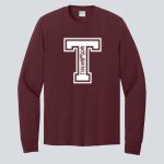 Adult Maroon Long Sleeve Shirt - Thompson Thumbnail