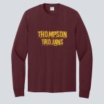 Adult Maroon Long Sleeve Shirt - Thompson Thumbnail