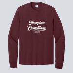 Adult Maroon Long Sleeve Shirt - Thompson Thumbnail