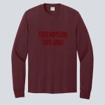 Adult Maroon Long Sleeve Shirt - Thompson Thumbnail