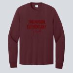 Adult Maroon Long Sleeve Shirt - Thompson Thumbnail