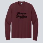 Adult Maroon Long Sleeve Shirt - Thompson Thumbnail