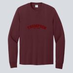 Adult Maroon Long Sleeve Shirt - Thompson Thumbnail