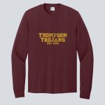 Adult Maroon Long Sleeve Shirt - Thompson Thumbnail
